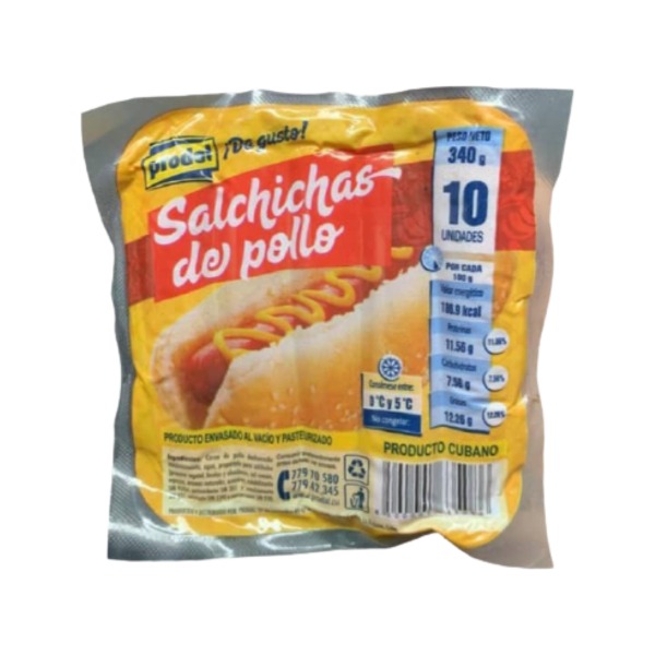 Salchichas de pollo (340g)