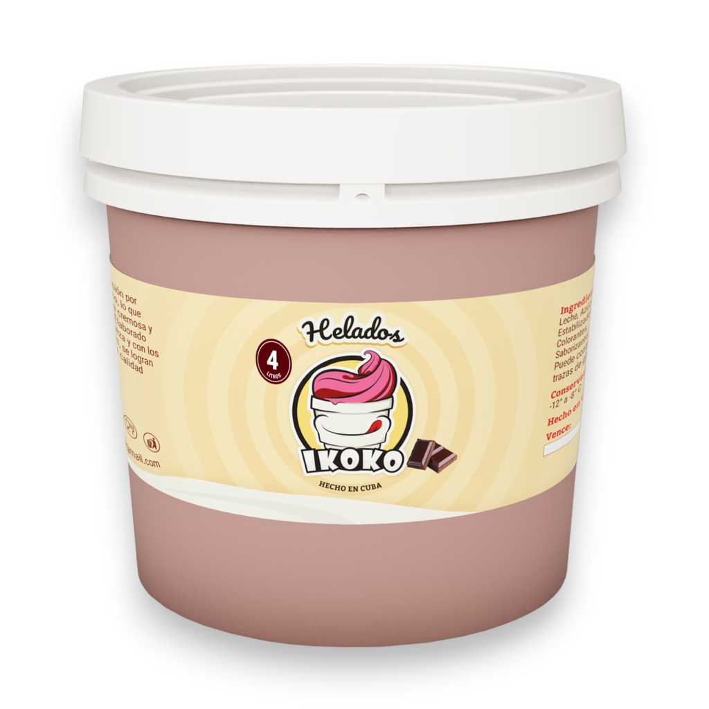 Helado de Chocolate (4 Lt) IKOKO