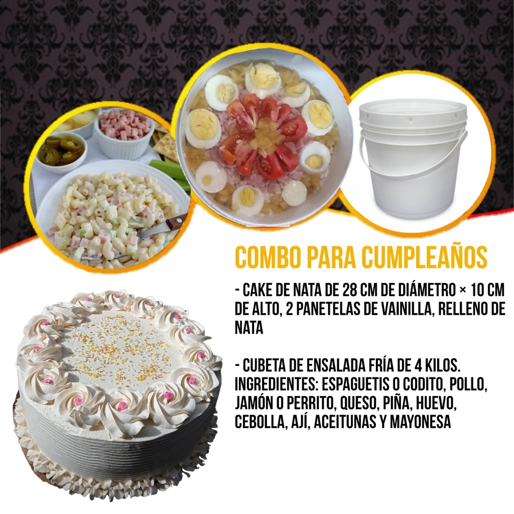 Combo para cumpleaños