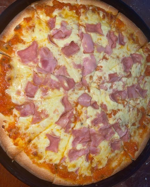 Pizza Jamón y queso (25 cm diámetro)