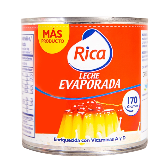 Leche evaporada (170 gr)