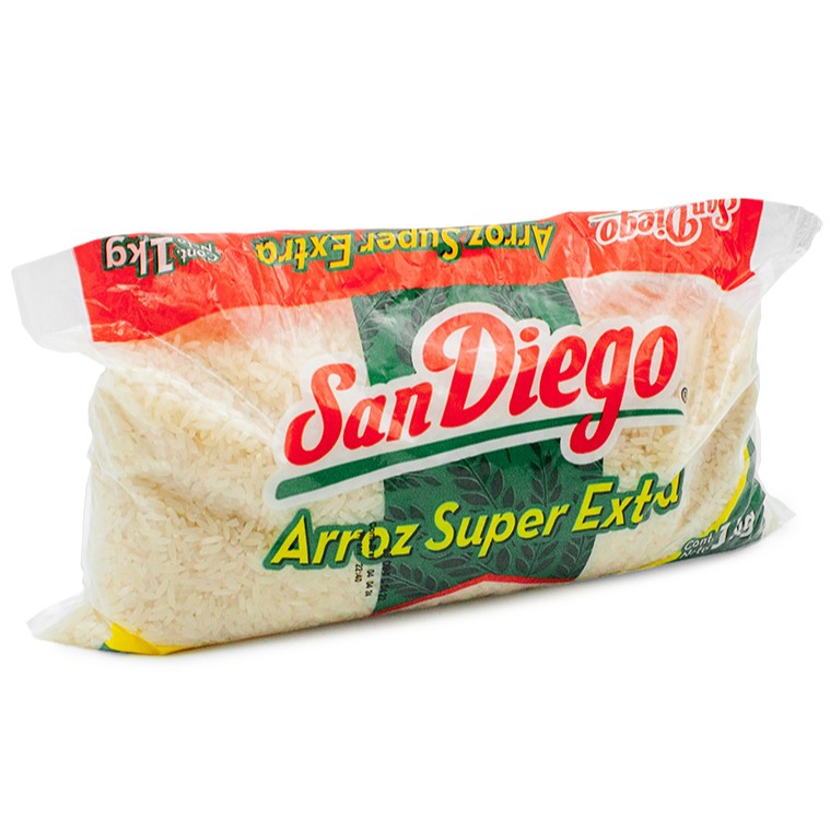 Arroz super extra San Diego (1 kg / 2.2 lb)