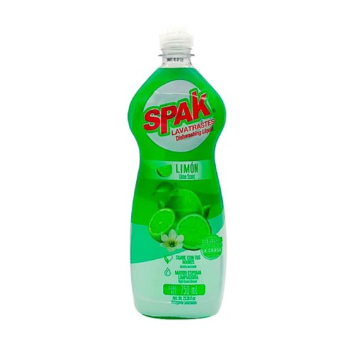 Detergente Lavavajillas de Limón (750 ml) Spak