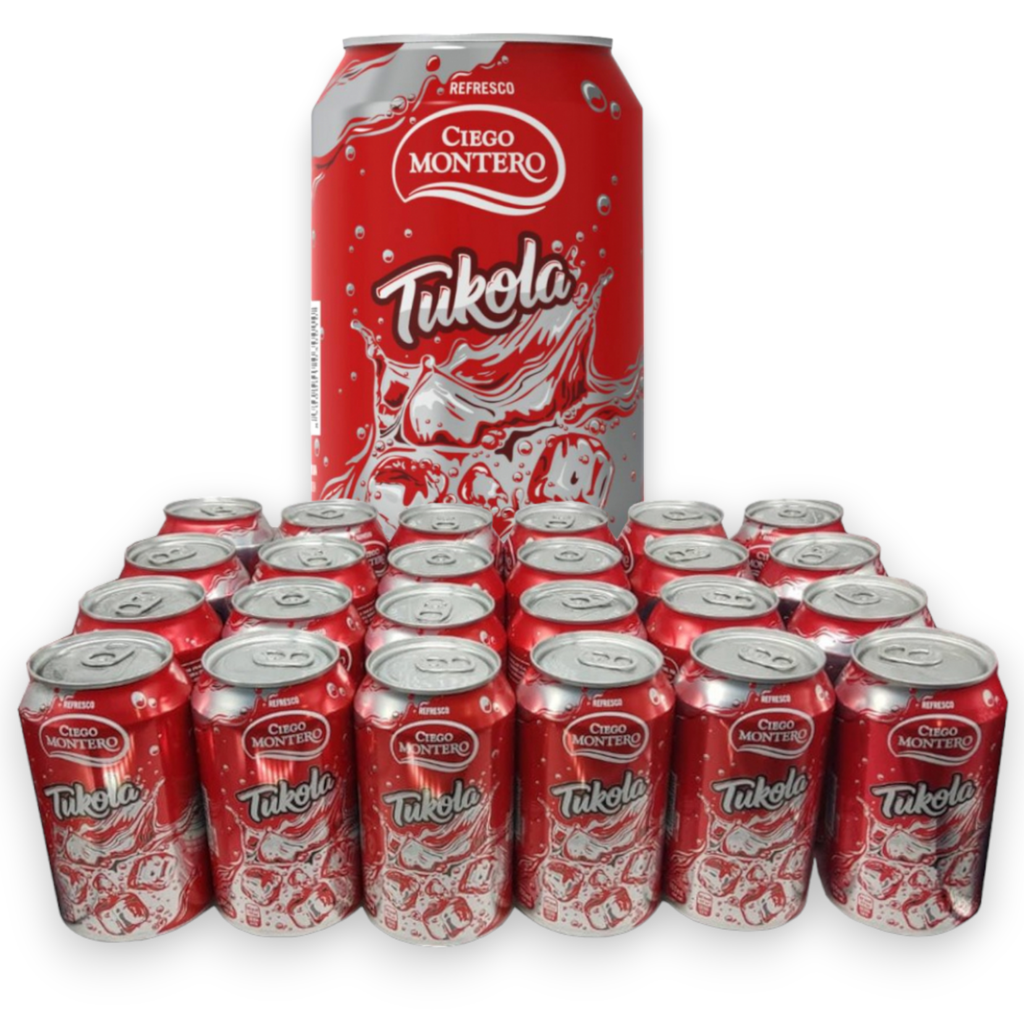 Refresco Tukola Ciego Montero lata (Caja de 24 x 355 ml)