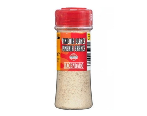 Pimienta blanca molida Hacendado (70 gr)