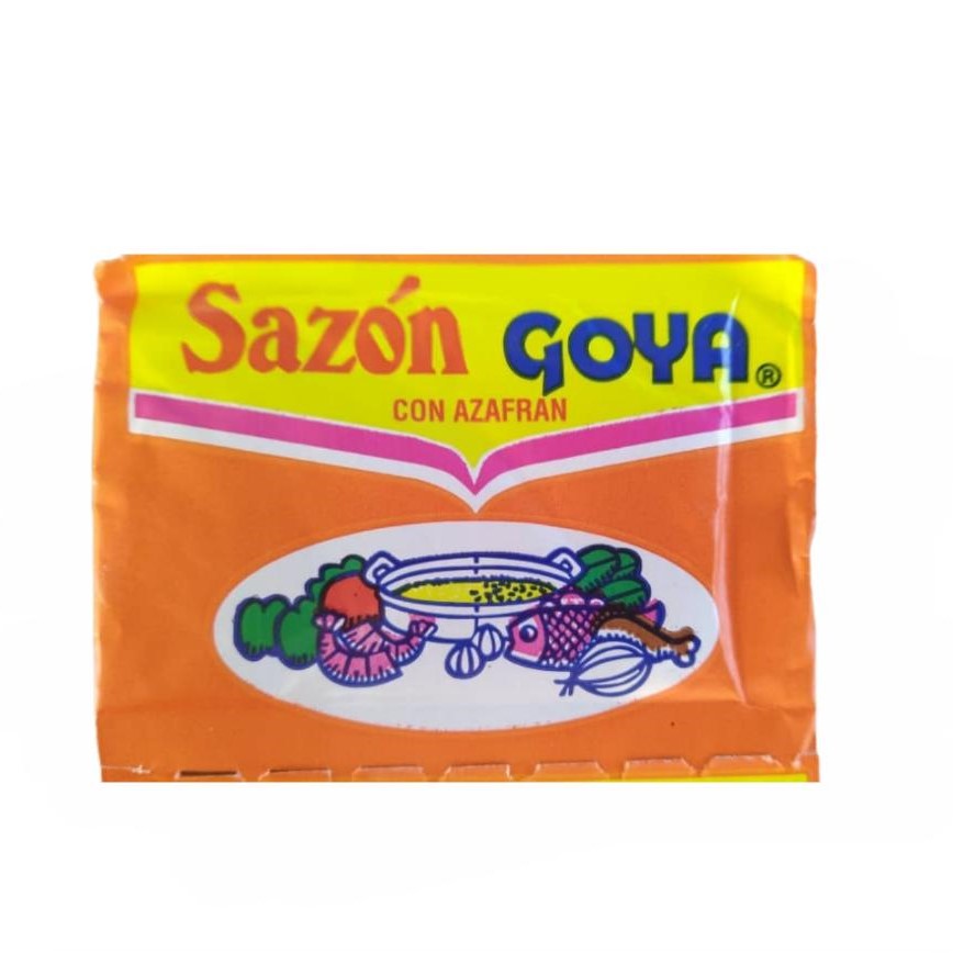 Sazón Goya Con Azafrán Sobrecito Tso Tienda