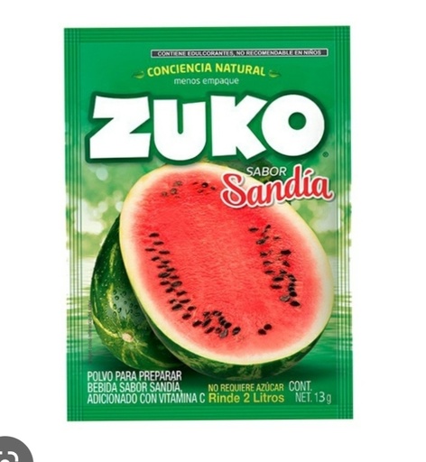 Refresco Zuko sabor variado 13 g