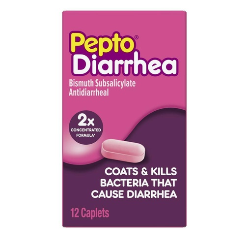 Pepto Diarrhea Formula Concentrada (12 cápsulas)