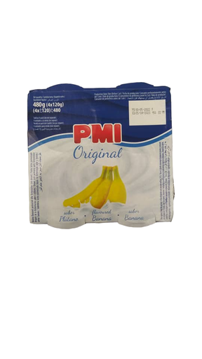 Yogurt de plátano PMI (pack 4 unidades)