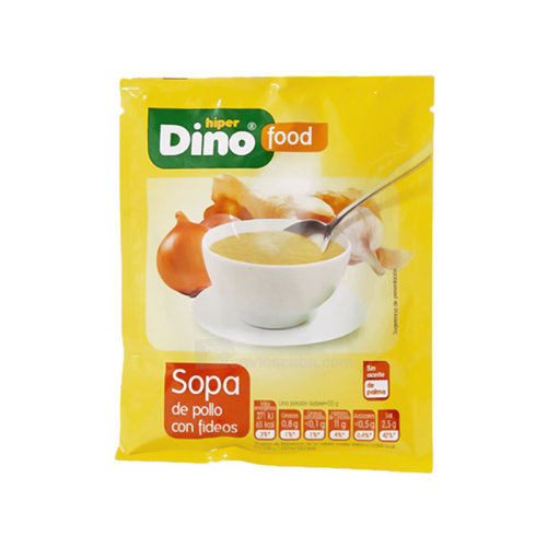 Sopa De Pollo Con Fideos Hiperdino (80gr)