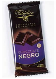 Tableta Chocolate Negro/ Chocolate Negro con Naranja (100g)