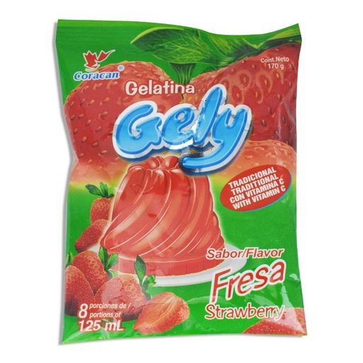 Gelatina de fresa 170 g