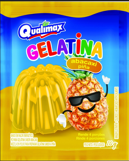 Gelatina Sabor Piña (20 g)