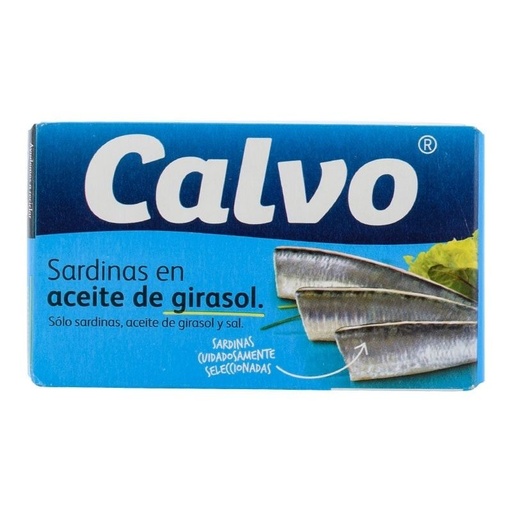 Sardinas en aceite de girasol Calvo (120 g / 4.23 oz)