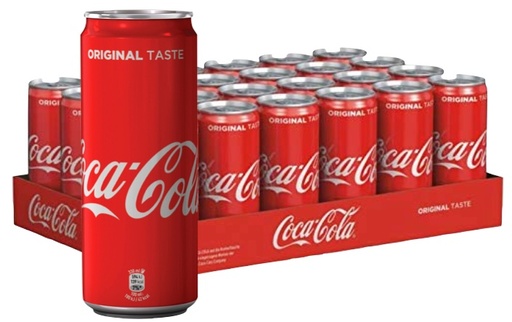 Refresco Coca Cola Lata slim 33cl (caja 24u)